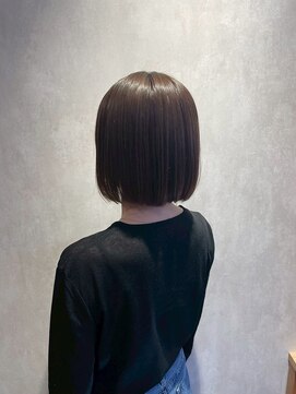 髪質改善/顔周りレイヤーカット/グレージュ[千葉/千葉駅]