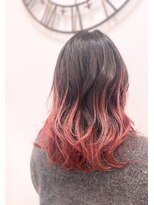ココロ ヘアーアンドスパ 目黒(cocoro hair&spa)&nbsp;ピンクグラデーションカラー
