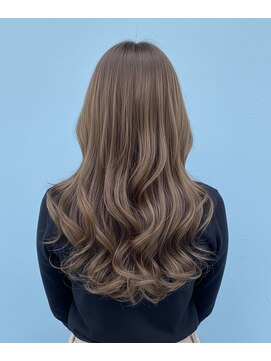 アイニ 大阪上本町店(aini) アディクシー/デジパ/コテ巻き風/透明感/ツヤ/アッシュブラウン