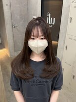 ウリ 横浜(uli) 【arin指名限定】ブリーチなしで作る柔らかブラウンベージュ◎