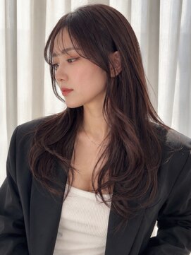 ヘアメイク ミチ 富田店(HAIRMAKE MICHI) 【MICHI 富田店 古作蓮】 ロングレイヤー ラベンダーアッシュ
