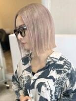 ワク 西尾店(waku) ミルクティーベージュダブルカラーケアブリーチインナーカラー