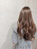 カット+コテ巻きパーマ ¥18000