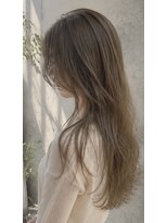 ブルーノ 東員店(BRUNO)&nbsp;柔らかな透明感が魅力♪オリーブベージュロング
