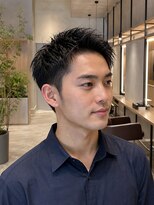 ローム(Rome)&nbsp;Men's_ショート_アップバング_束感ヘア