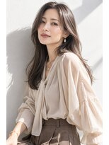 アッシュ 学芸大学店(Ash) ロング/大人女性/シアーグレージュ/髪質改善カラー/脱白髪染め
