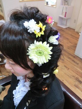 リアム ヘアアンドメイク(liam hair and make) ブーケットサイドアップ