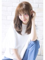 ボニークチュール(BONNY COUTURE)&nbsp;ナチュラルセミロング耳かけスタイル