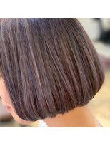 ハニーマスタード(HONEY MUSTARD)&nbsp;【バイオレット３Dカラー】モードなミニマムボブ