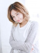 ヘアメイク ナル(hair make nalu)&nbsp;外はねバルーンのミックスボブ