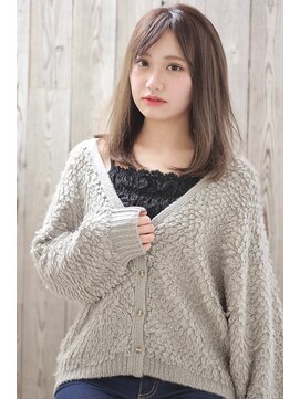 ソファ ヘア 仙台(Sofa) グレージュストレート【Sofa仙台/髪質改善/oggiotto】