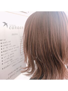 ヘアーアンドメイク カナン(HAIR&MAKE CANAAN) ハイライト+ベージュ