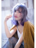 ラべリー 池袋(LOVELEY)&nbsp;パープルホワイト　ブリーチ　【池袋】