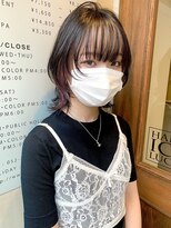 ヘアー アイス ルーチェ(HAIR ICI LUCE)&nbsp;ウルフカット ラベンダーカラー インナーカラー 担当城倉