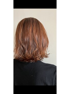 エイトタマプラ たまプラーザ店(EIGHT tamapla) 【EIGHTたまプラ】デザインカラー切りっぱなしボブ