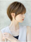 前髪あり大人ショートボブ20代30代40代【AIN.表参道】川原大地