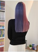 似合わせカットメルティカラー着物フェミニンロング
