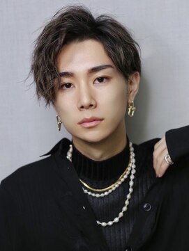 リップス 表参道店(LIPPS) かき上げハイライト【センターパート】