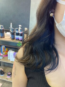 デバイス 東川口(DEVICE) イヤリングカラーネイビーブルー