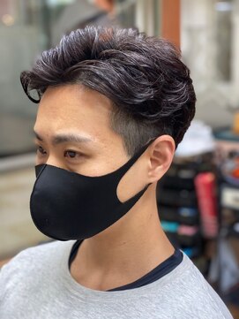 アポロカットステージ 相模大野店 アップバング/ツーブロックマッシュ<理容室>[メンズ/相模大野]