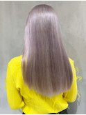 シルバーラベンダー_チェリーブラウンフェミニンロング_ba383073