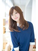 大人可愛い/ショコラアッシュ/ヘルシースタイル/ふんわりカール