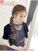 ＊THE  RIRE.  結婚式お呼ばれ×編みおろしアレンジ＊