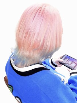 アールプラスヘアサロン(ar+ hair salon) 原神珊瑚宮心海カラー