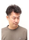 ツーブロック/ツイストスパイラル/刈り上げ/ハードパーマ/メンズ