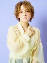 アグ ヘアー シア 岡谷店(Agu hair xia) 《Agu hair》シルキーベージュ×エアリーショート