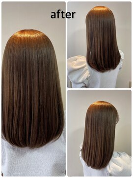 ルーチェ(luce) 髪質改善カラーヘアエステ 必要に応じた栄養分配合