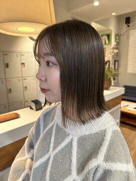 クリアー オブ ヘアー 藤が丘店(clear OF HAIR) オリーブベージュ×ボブ☆