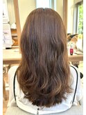 コテ巻き風低温デジタルパーマ