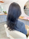 ブルーグレージュ×ローレイヤー