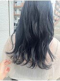 【ダブルカラー】シアーブルーブラック