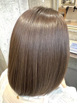 アヤラグランスパ 船橋店(AyaLA GRAN SPA) 【福田隆晃】髪質改善カラー/ナチュラルグレージュ/ボブ