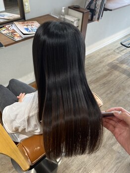セプトヘア(Sept hair)の写真/【髪質改善◇METEOトリートメント】髪の内部から集中補修し、ツヤ＆手触りをUP!ダメージ毛も驚きの艶髪に。