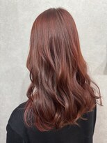 メゾンドムニ 恵比寿(Maison de MUNi)&nbsp;ブリーチ無しWカラーレッドバイオレット髪質改善