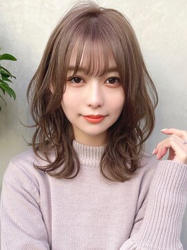 ミラリー トウキョウ(Mirareee Tokyo) 【F】おとなかわいいエアリーミディアムニュアンスカラー