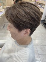 アッシュ 仙川店(Ash) ハイライトカラー30代40代50代丸みショートくびれショートボブ