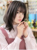 ★姫カットレイヤークラゲヘアーエアリーミディアム20代30代★1