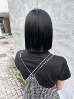 スイート ヘアデザイン(Suite HAIR DESIGN)&nbsp;切りっぱなしボブ×髪質改善ストレート【Ryoka 髪質改善】