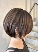 ハイライト×ショートボブ