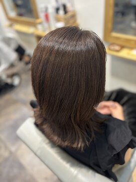 ゼン ネオ(Zen Neo) 大人レイヤー/パープルベージュ/白髪ぼかし/30代/40代/50代