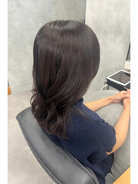 クラン 岡本(Chlan) ナチュラルブラウン×やわらかミディ