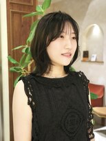 ビュートリアム265(BEAUTRIUM 265)&nbsp;◆小顔ミディアムレイヤーカット/顔周りレイヤー/アッシュグレー