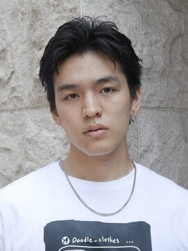 メンズフィール 南森町(MENS FEEL) スペインカール/スパイキーショート/ブルーブラック