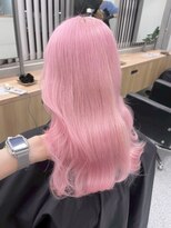ベレーザ 渋谷神南(Beleza) 16235ブリーチ＆ダブルカラー渋谷ホワイトピンクモーヴピンク