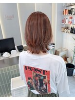 ロンドリゼル 札幌(Lond RiseL) オリーブグレー/前髪/ボブ/マロンベージュ/レイヤーカット/小顔