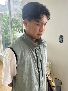 サラ 新宮店(SARA) 【パーマ風！】くせ毛を活かしたセンターパート